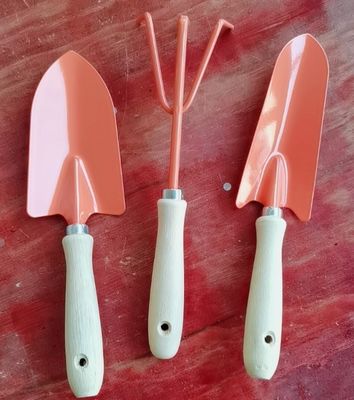 Ensemble d'outils de jardinage essentiels 3 PCS Manche en bois Mini pelle/raquette/épée pour plantes à fleurs