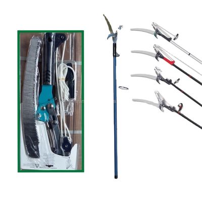 Pruners à poteaux de 2,8 M avec poignée métallique télescopique et finition chromée