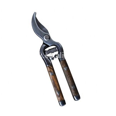 Pruner de contournement en acier inoxydable avec poignée en bois finition miroir de qualité poli bricolage