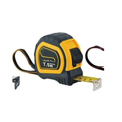 7.5m Longueur High Range Contractor Rubber Measuring Tape avec une épaisseur de lame de 0,16 mm